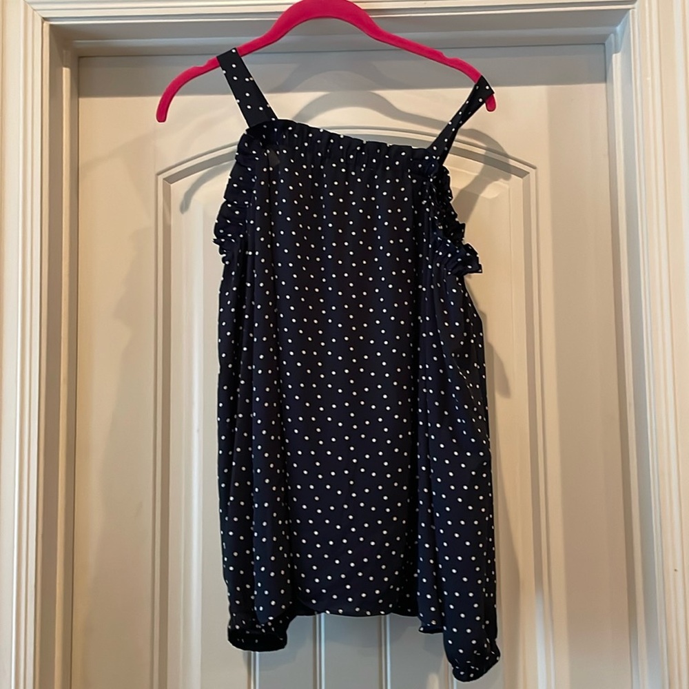 ANN TAYLOR LOFT - Summer top.  Long sleeve off the shoulder.